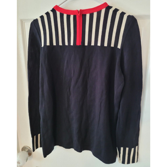 Saint James Striped Wool SZ 6 Black White Stripe Breton French Fisherman Depuis - Picture 2 of 6